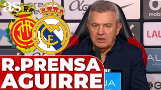 JAVIER AGUIRRE, rueda de prensa REAL MALLORCA 0  REAL MADRID 1