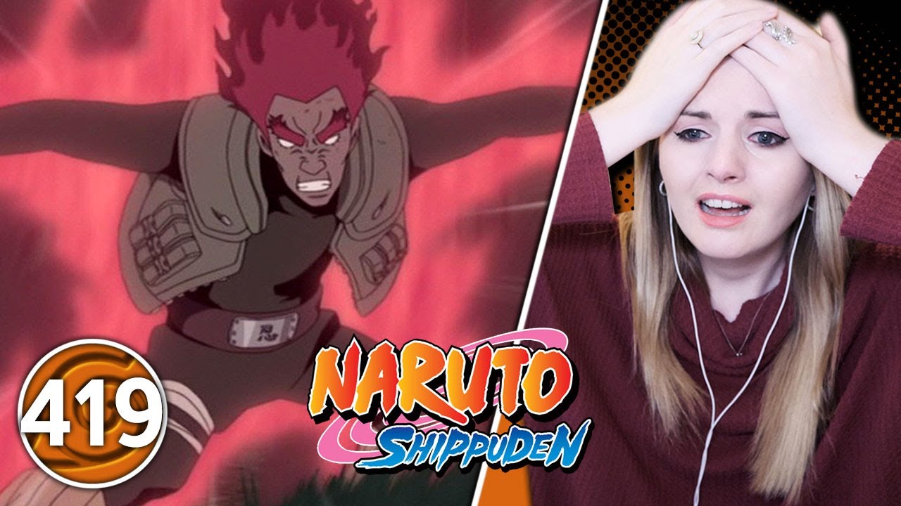 The 8th Gate - Naruto Shippuden Episode 419 Reaction - YouTube