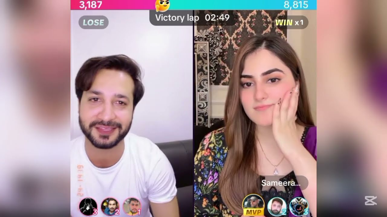 Shakeel Mehar propose Sameera Butt | TikTok live match | Punishment match |