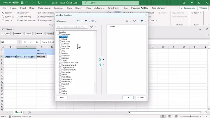 Creating Basic Ad Hoc Reports In Smart View