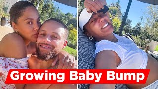 Pregnant Ayesha Curry Shows Her Growing Baby Bump in New Video