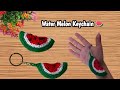 Crochet Watermelon Keychain 🧶🍉 | Easy Crochet for Beginners| Step By Step Full Tutorial