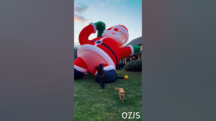 2023 OZIS Christmas giant 40FT Inflatable Santa!! Over $3000!!