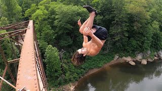 105Ft Triple | Cliff Jumping West Virginia