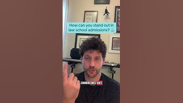 How to stand out in law school admissions