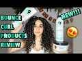 NEW Bounce Curl Products Review || Curly Hair Detox and Deep Condition Routine (3A/3B Curls)