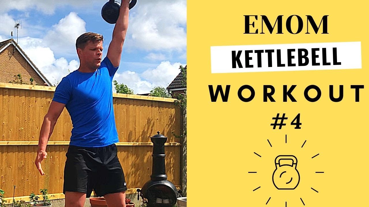 Emom Kettlebell Workout Every Minute On The Minute Full Body Kettlebell Workout Youtube