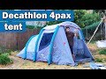 Setting up camping tent Air seconds 4.1 family XL Quechua Decathlon 🏕️