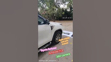 How to upgrade Toyota fortuner Android screen 11.8 with 360 camera & canbus plug and play wireing