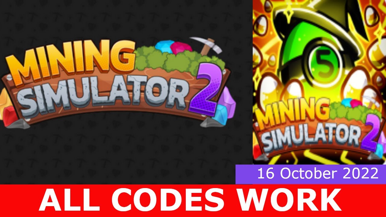 Roblox: Mining Simulator 2 Codes (October 2022)