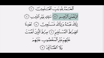 Muhammad Ayyub : Surah Al-Fatihah are written::سورة الفاتحة مكتوبة: محمد أيوب