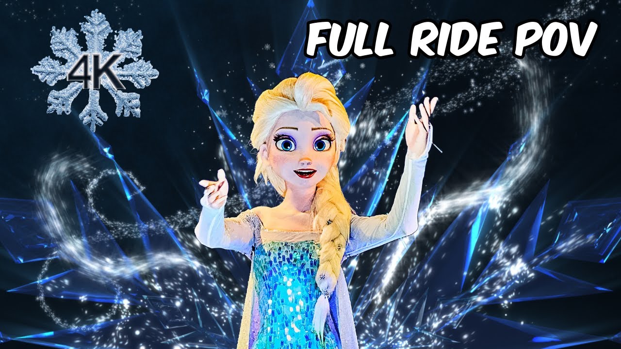 [4K] ❄️ FROZEN EVER AFTER | 魔雪奇幻之旅 | Full Ride POV | Hong Kong Disneyland