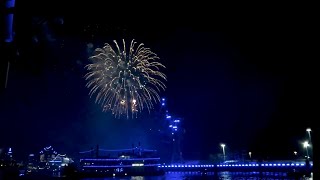 🎇 Feuerwerk 🛳 VASCO DA GAMA ⚓️ Cruise Days 2023