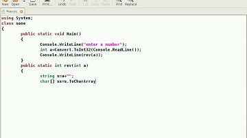 C# 4 line method to reverse a number