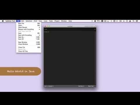 Hello World in Java