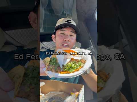 Video thumbnail: Rating the best tacos in San Diego - Ed Fernandez