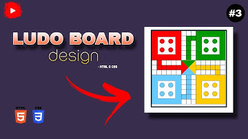 THE CODER - LUDO Game board design | Using HTML & CSS | Project for beginners|step-by-step Tutorial