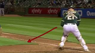 Catcher's Footwork on 1-2-3 Double Play