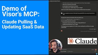 Visor's Model Context Protocol Demo with Claude and SaaS Data screenshot 4