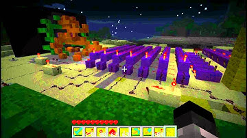 Minecraft Clock Test - 7 Segment Display