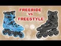 FREERIDE VS FREESTYLE INLINE SKATES