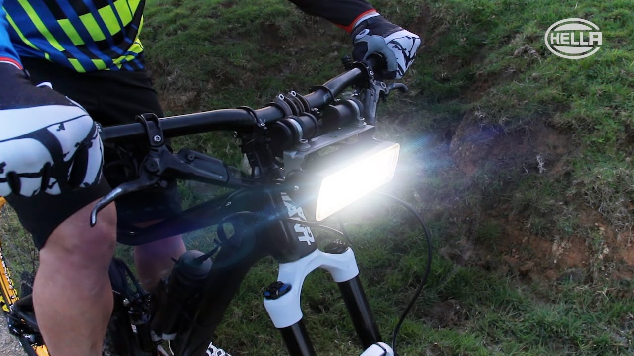 Resten rod Anvendelse HELLA LED Lamps - Mountain Bike Night Ride - YouTube