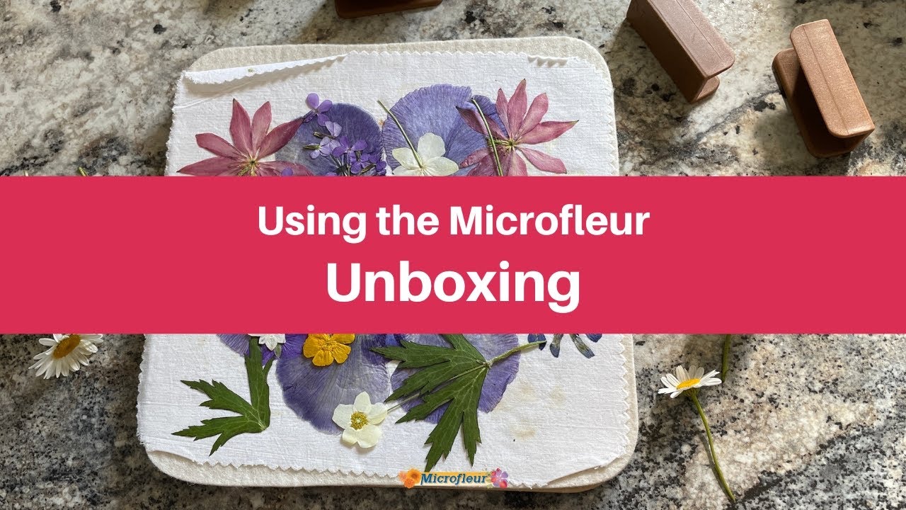 Microwave Flower Press - Microfleur - 9 x 9 Gift for Crafters