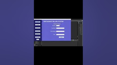 Restaurant billing system with Python and Django