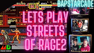 Father & Son play streets of rage 2 on Megadrive for virtual lavecon 2021