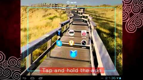 Lenovo IdeaTab S2109A (S2109) - Customize your Home screen with APPs and Widgets