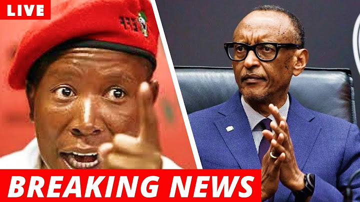 Julius Malema Rages as President Paul Kagame Kills South African Armies During DRC Invasion