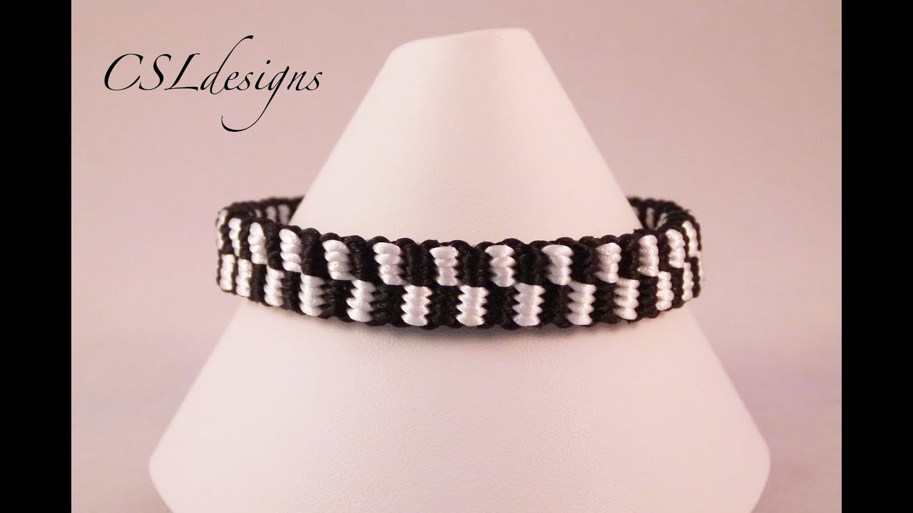 Checker board kumihimo braid