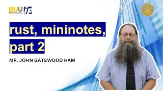 rust, mininotes, part 2