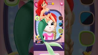 Ariel Little Mermaid Makeover by My Talking Angela 2 #cosplay #ariel #mytalkingangela2