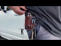 Real leather, pride of leather craft, handcrafted in the USA - Tale of Knives Leather tool sheaths