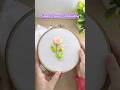 Simple Flower Ribbon Embroidery Craft