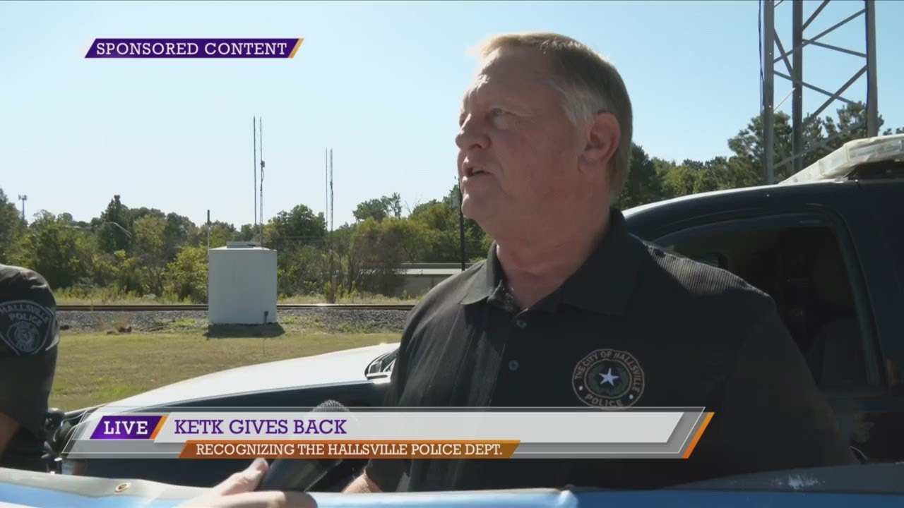 KETK GIVES BACK Hallsville Police Department YouTube