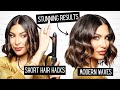 How to Wave Short Hair with a Curling Iron | Quick &amp; Easy!