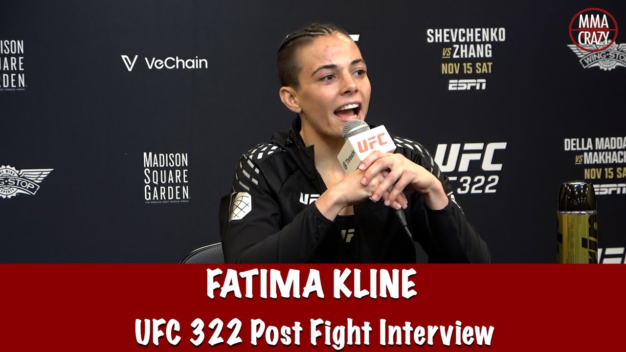 Fatima Kline not happy with her performance “It’s crazy they scored the second round for Angela Hill