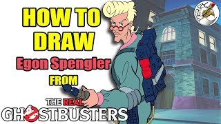 How to draw Egon Spengler (from the Real Ghosbusters)