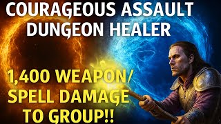 ESO Courageous Assault Healer Build | Massive Group Buffs + PvE Sustain Guide