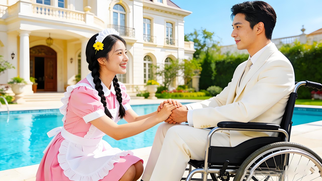 The disabled president closed his heart away from the hustle and bustle of the world. The new babysitter was full of vivacity and laughter, sharing interesting facts every day, using warm sunshine to penetrate his cold little by little, and melt the firmness and loneliness of the dust at the bottom of his heart. #中国电视剧 #爱情 #短剧