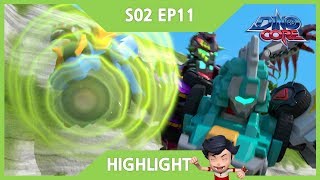Dinocore Highlight Mighty Dummy Union Dinosaur Robot Animation For Kids S02 Ep11