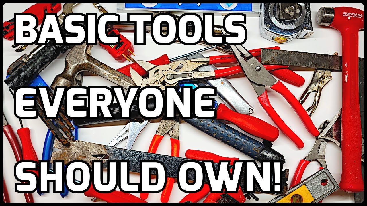 Basic Tools Everyone Should Own For DIY, Home & Auto Repair, General