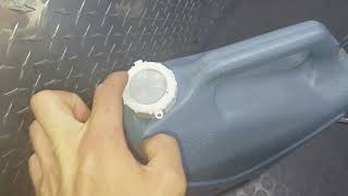 Fix: Reliance 6 Gallon jug - lost cap - diy improvised replacement caps - airtight