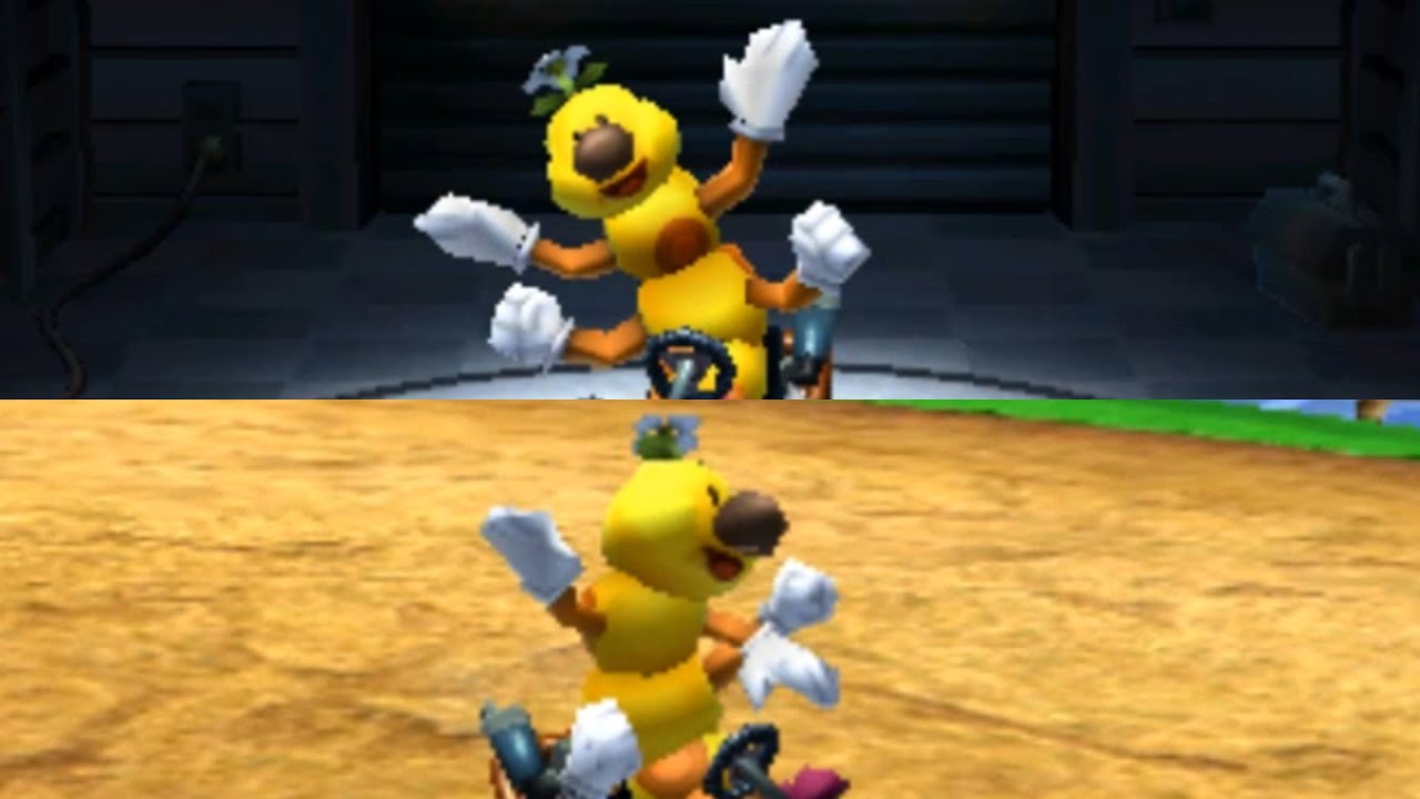 Mario Kart 7 - Wiggler gameplay (Mushroom Cup/100cc)