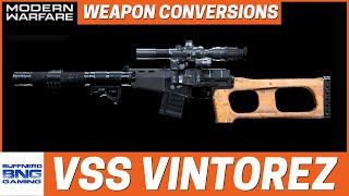 VSS Vintorez Weapon Conversions - Call Of Duty Modern Warfare