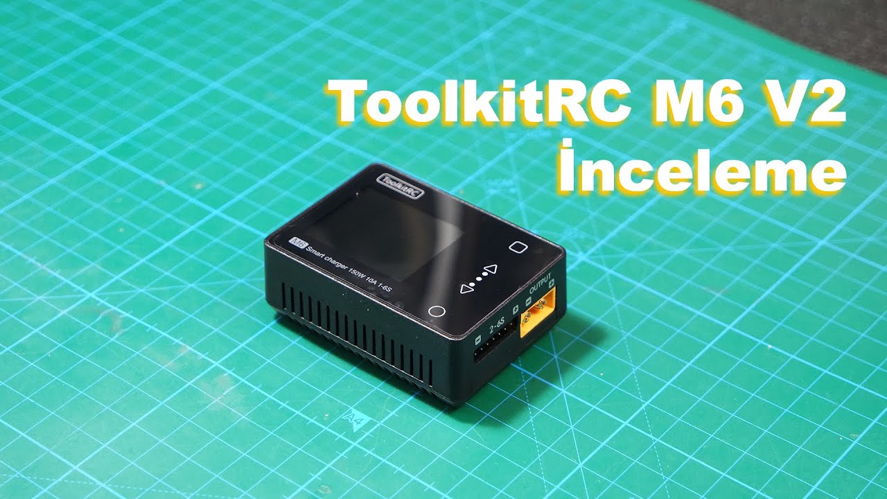 THUNDER 10A 250W 充電器 Toolkit M6 ToolkitRC M6 Şarj Cihazı - DC 150W 10A LCD 2S - 6S Lipo Pil Akıllı