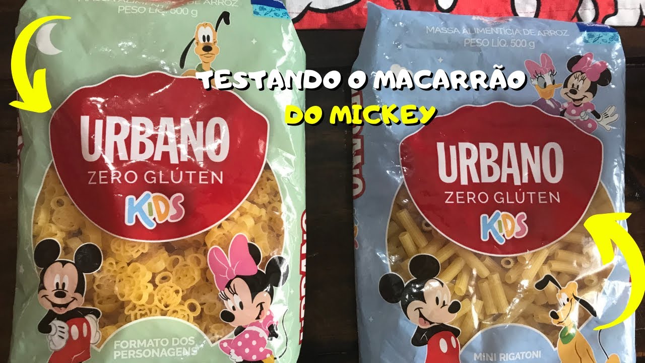 TESTANDO O MACARRÃO DO MICKEY URBANO ZERO GLÚTEM - YouTube