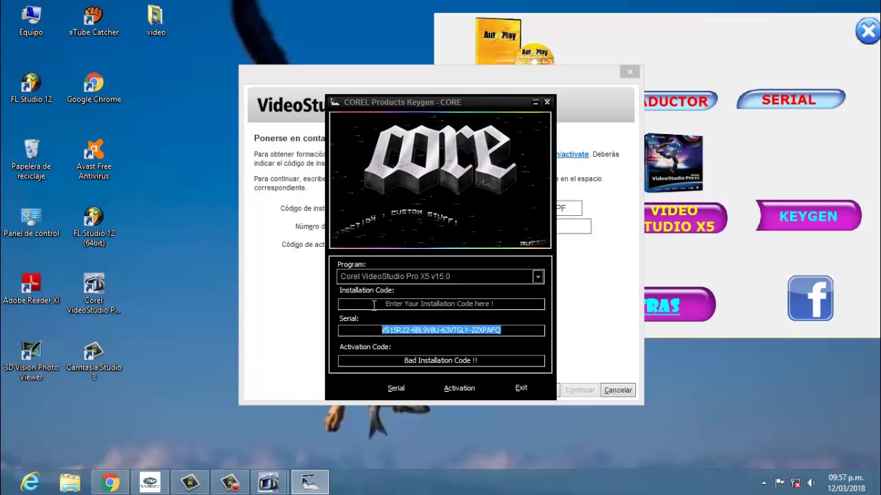 Activacion De Corel Videostudio Pro X5 Youtube